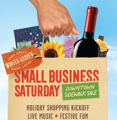 Small Business Saturday Sidewalk Sale 2024 logo