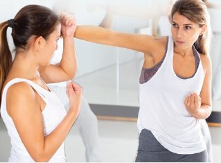 Women in Self Defense Class