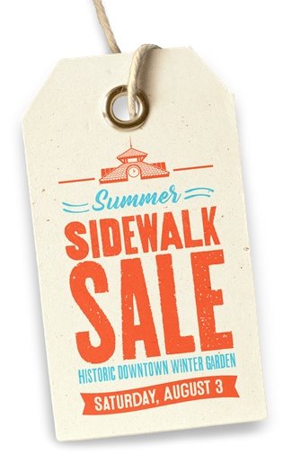 Summer Sidewalk Sale Tag