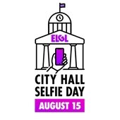 #CityHallSelfie Day logo