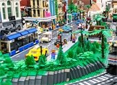 Lego build of city 