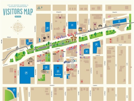 Winter Garden Map