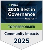 2025 Best in Governance Award-Community Impacts