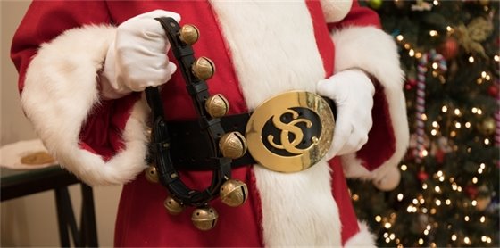 Santa's belt and bells