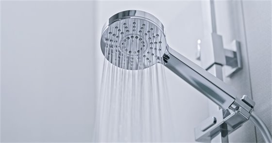 Water coming out of Showerhead