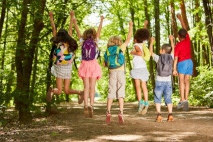 Kids Jumping in the Air