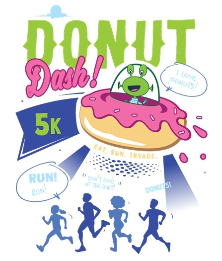 Donut Dash 5K Run/Walk 2024 logo