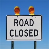 Road Closed Sign