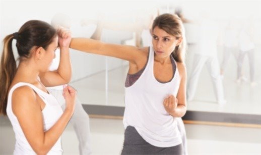 Women in Self Defense Class