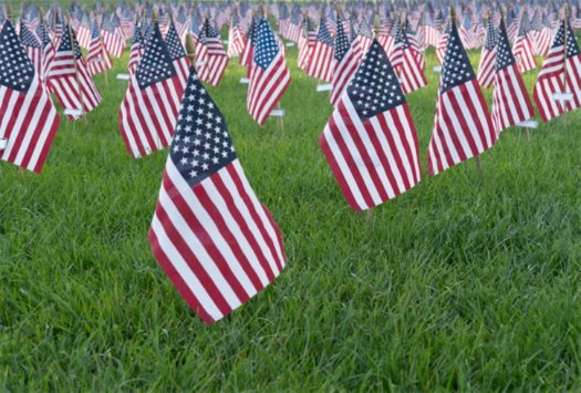 Memorial Day Flags