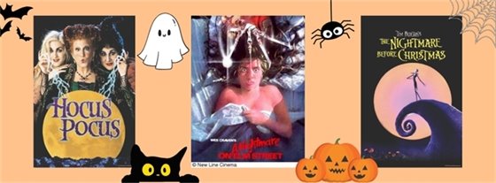 Halloween Flix at the Garden Movie Posters