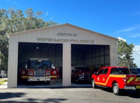 Temporary Fire Station 21